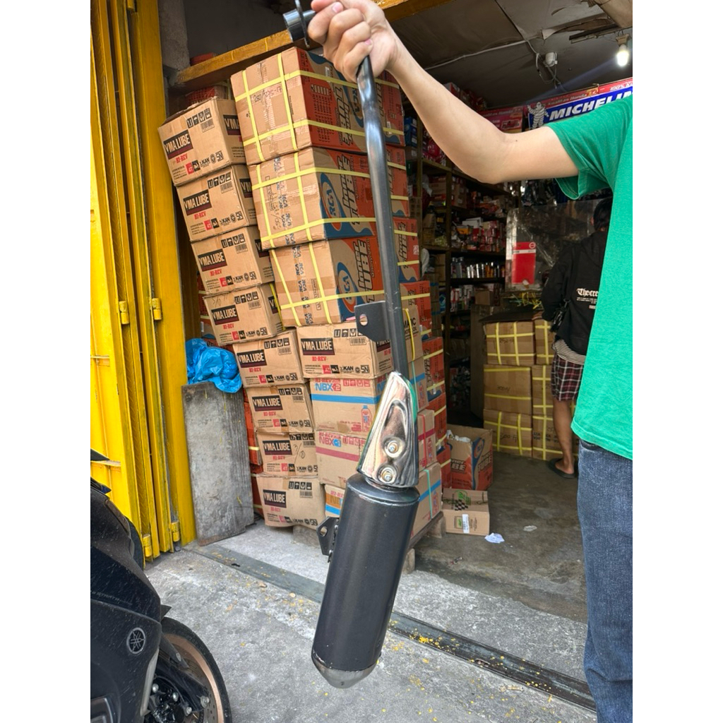 KNALPOT STANDAR MOTOR HONDA  ABSOLUTE REVO  REVO FIT KARBU  BLADE LAMA 110