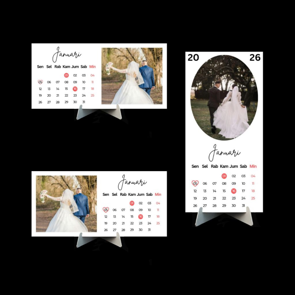 Kalender Mini/Mini Calendar/Kalender Meja/Kalender Custon/Kado Custom/Souvenir Custom