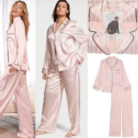 Piyama Set Baju Tidur  VS / Pajamas Set Baju Tidur Wanita Mewah Celana Panjang Dan Pendek