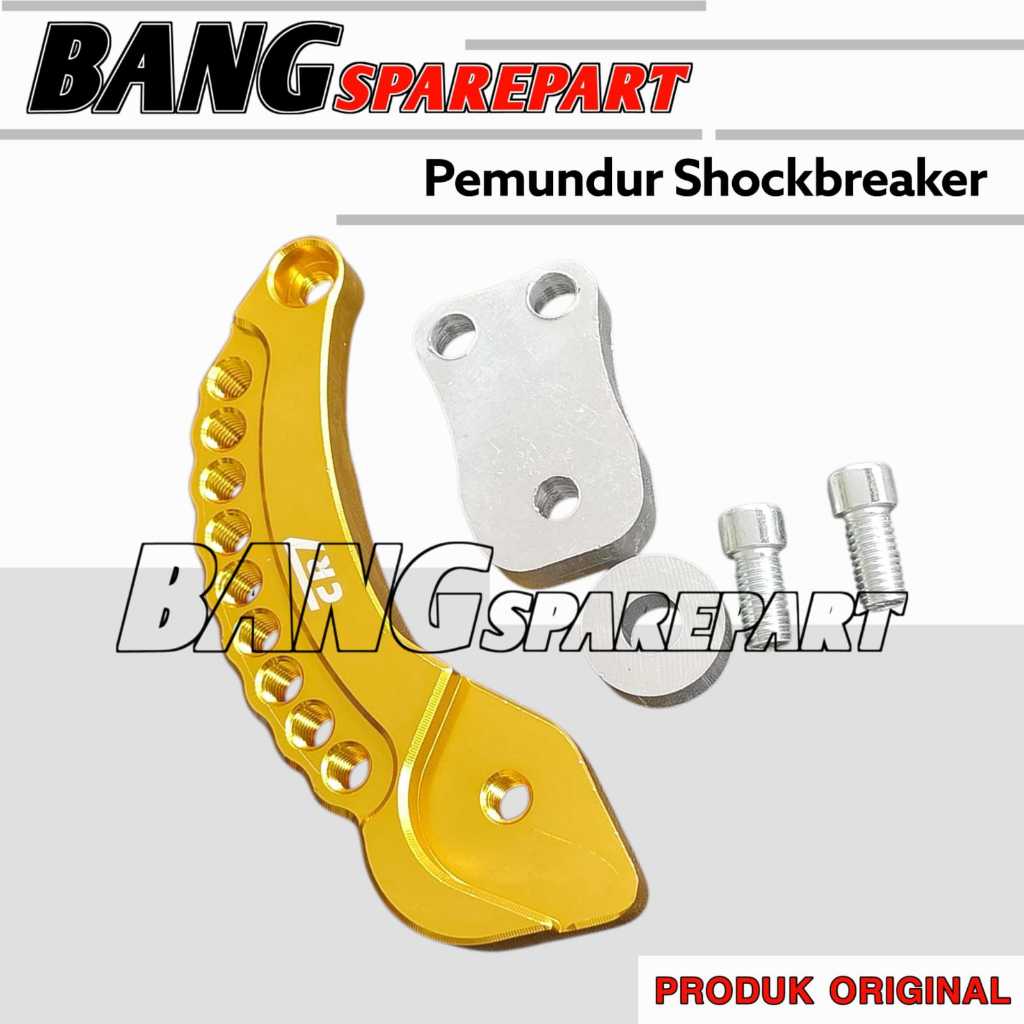 Pemundur Shock Full CNC Beat Vario Mio – Dudukan Shock Belakang Presisi Anti Mepet & Super Kokoh