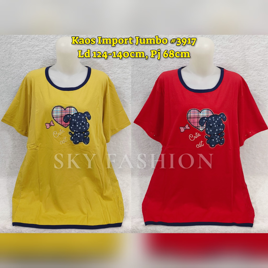 BLOUSE KATUN BORDIR JUMBO/ ATASAN WANITA SIZE JUMBO IMPORT