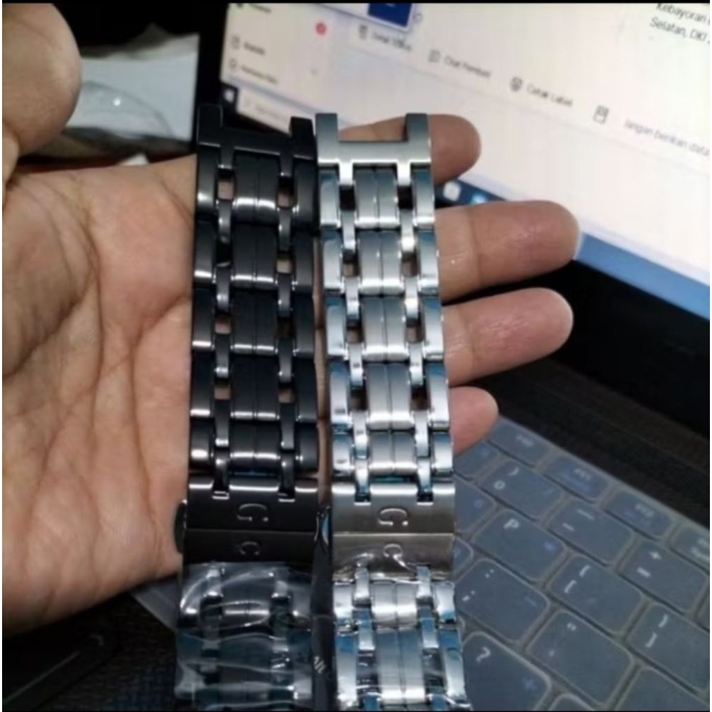 Rantai jam tangan GC (Guess Collection) - Rantai jam tangan guess stainless steel