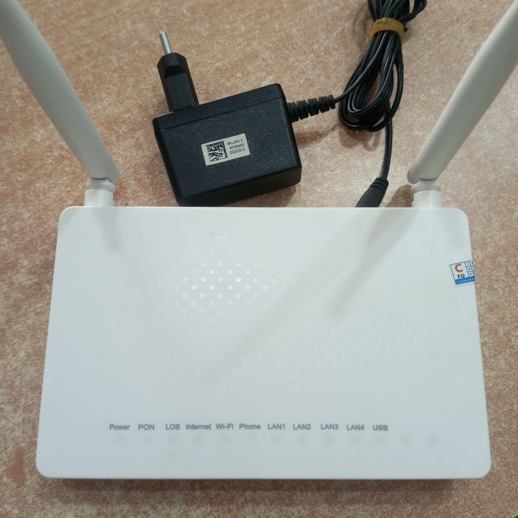 XPON ONT F609 V9 + Adaptor (Seken Normal)