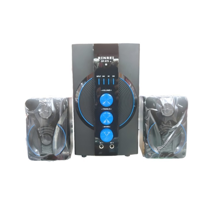 RINREI Speaker Bluetooth Multimedia SR878G Garansi 1 Tahun