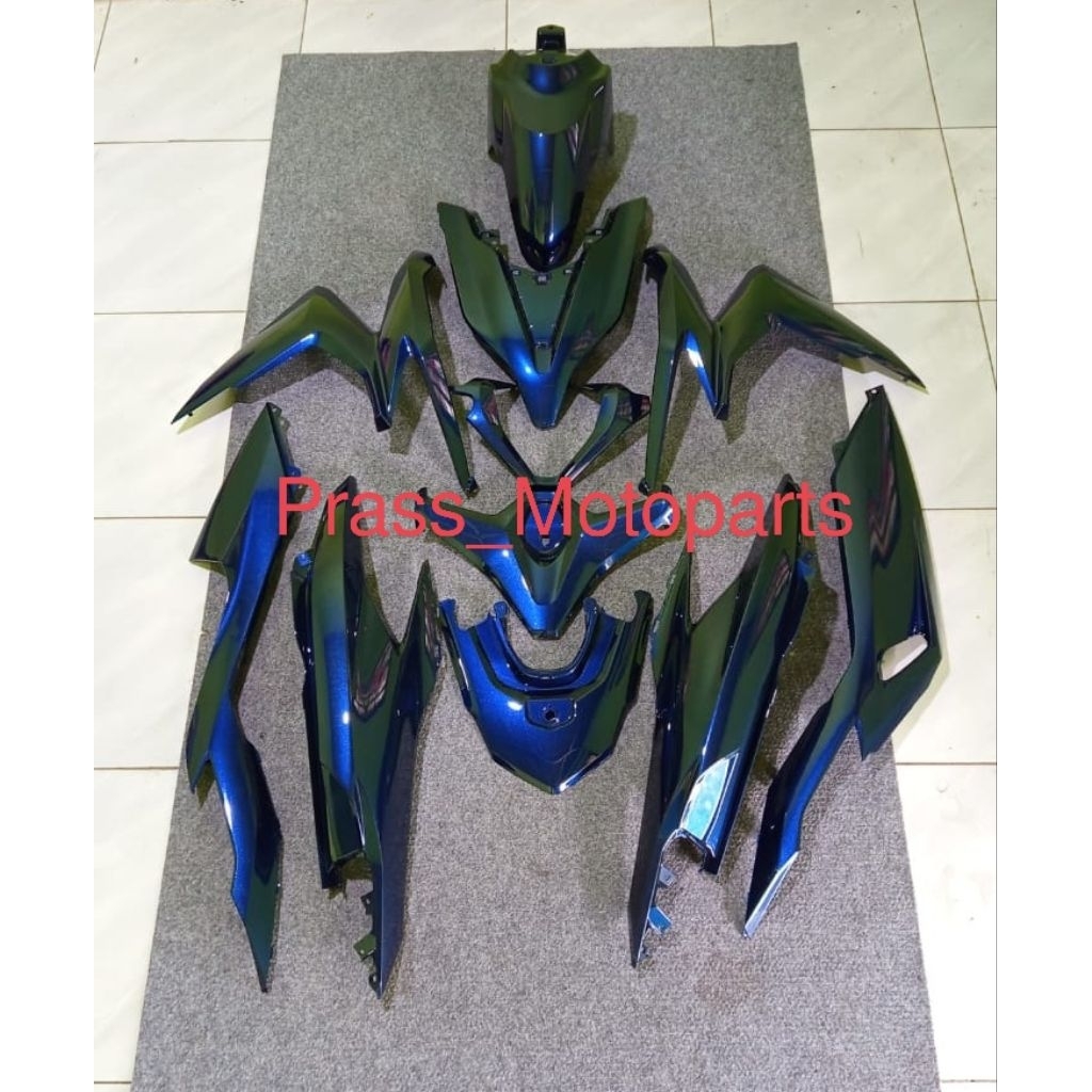 Cover Body fullset vario 125 150 tahun 2019 led new gen 1 moonlight blue