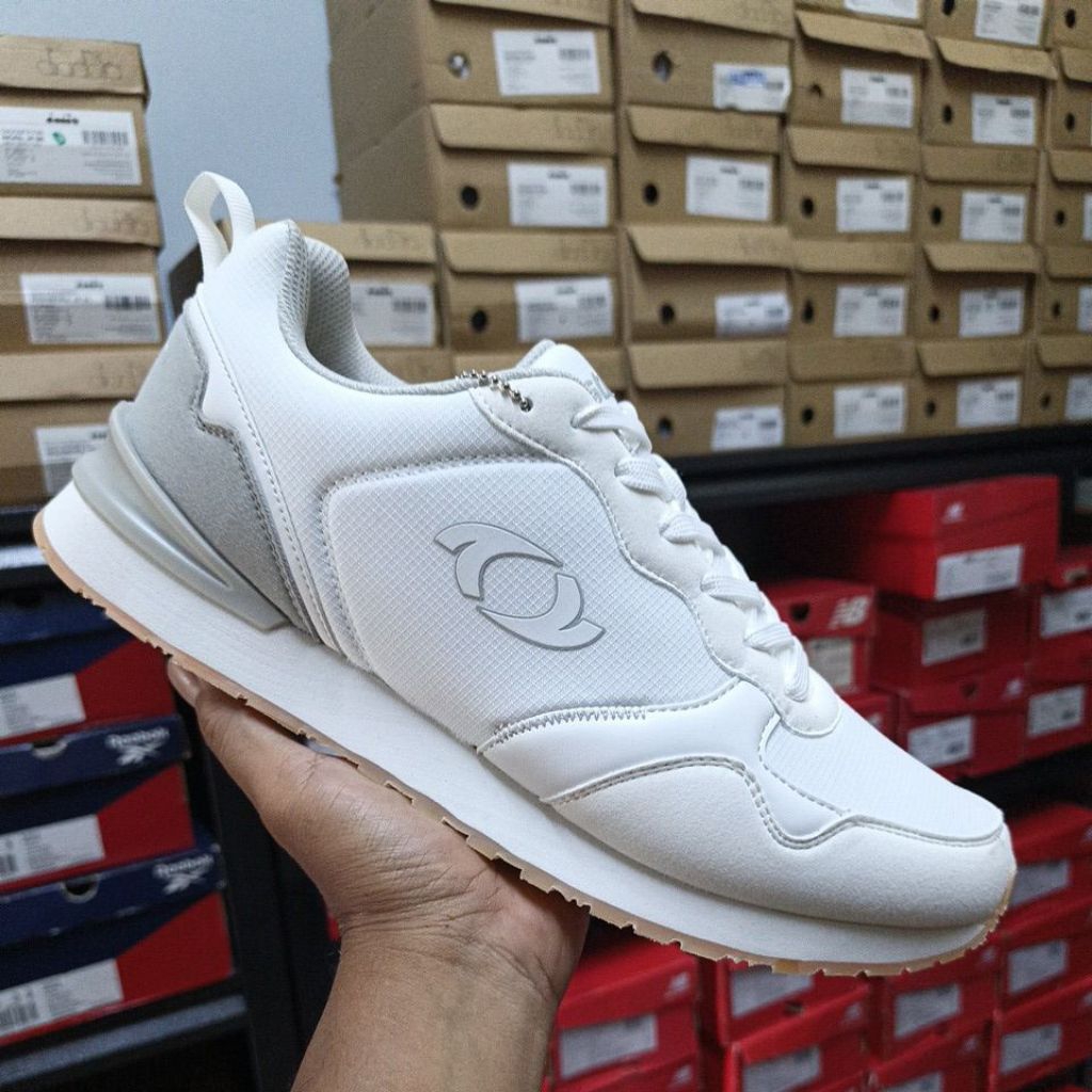 Sepatu Sneaker's Pria Astec Kosmo White Original Resmi Sport Station