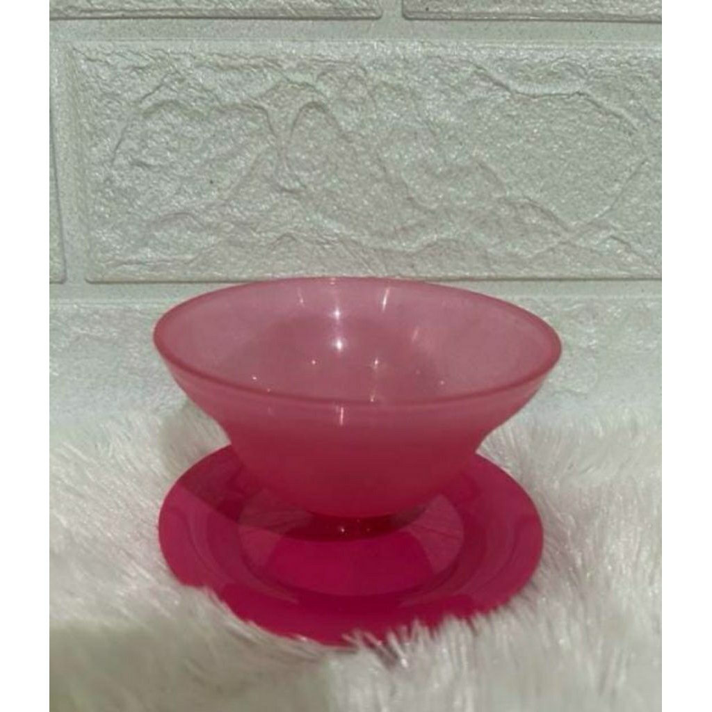 GELAS ICE CREAM ORI TUPPERWARE TANPA TUTUP