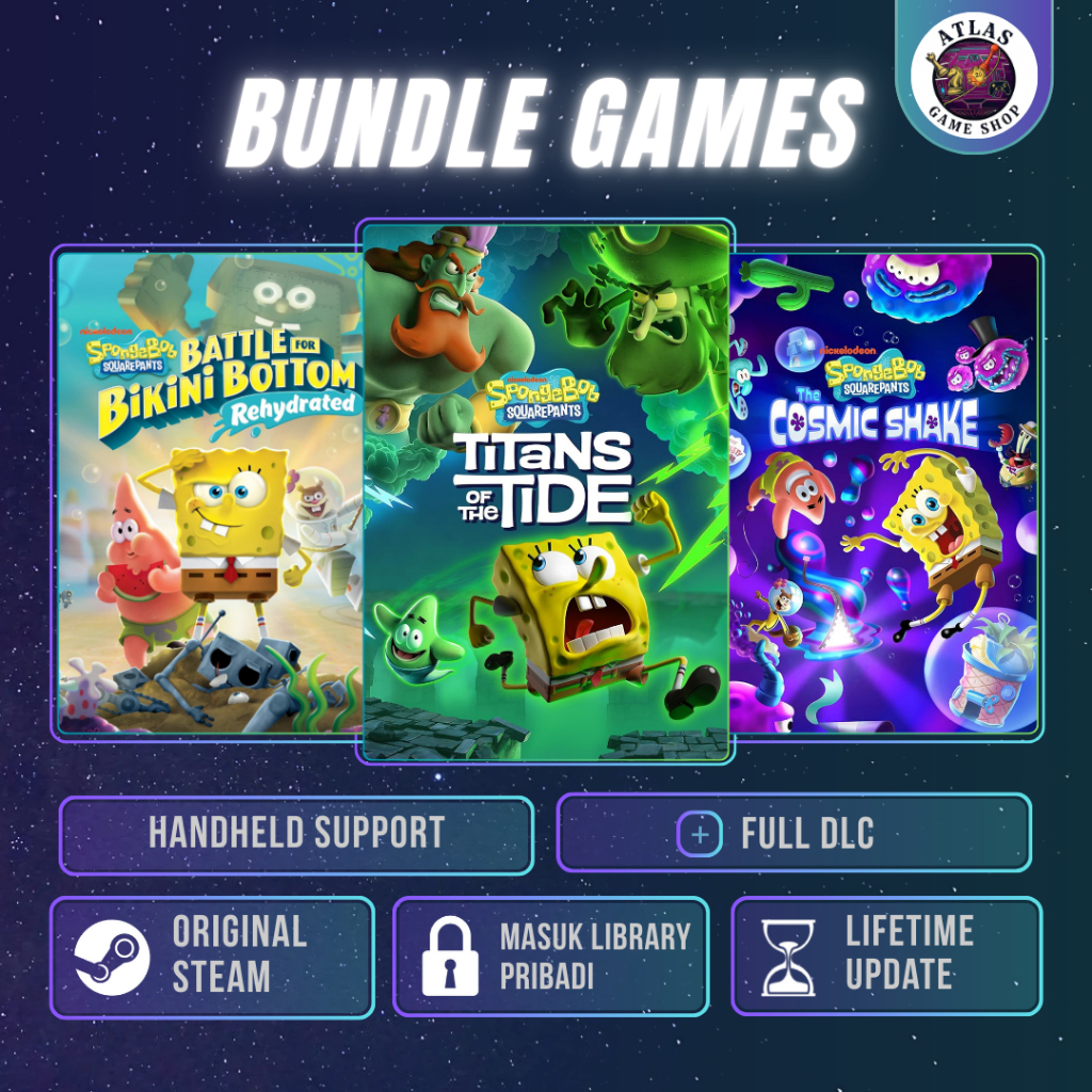 [BUNDLE GAMES] Spongebob Trilogy Steam PC Game