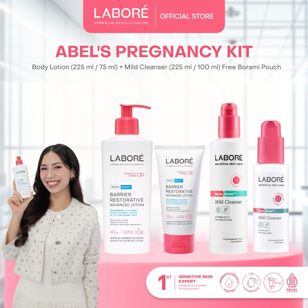 [ABEL ’S PREGNANCY KIT] LABORÉ Dermalab Revolutionaire Barrier Restorative Advanced Body Lotion 225 