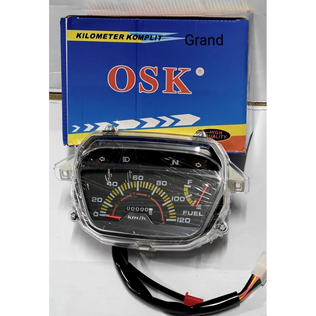 Spidometer Spido Kilometer Komplit Sepeda Motor Grand Model Klasik Osk