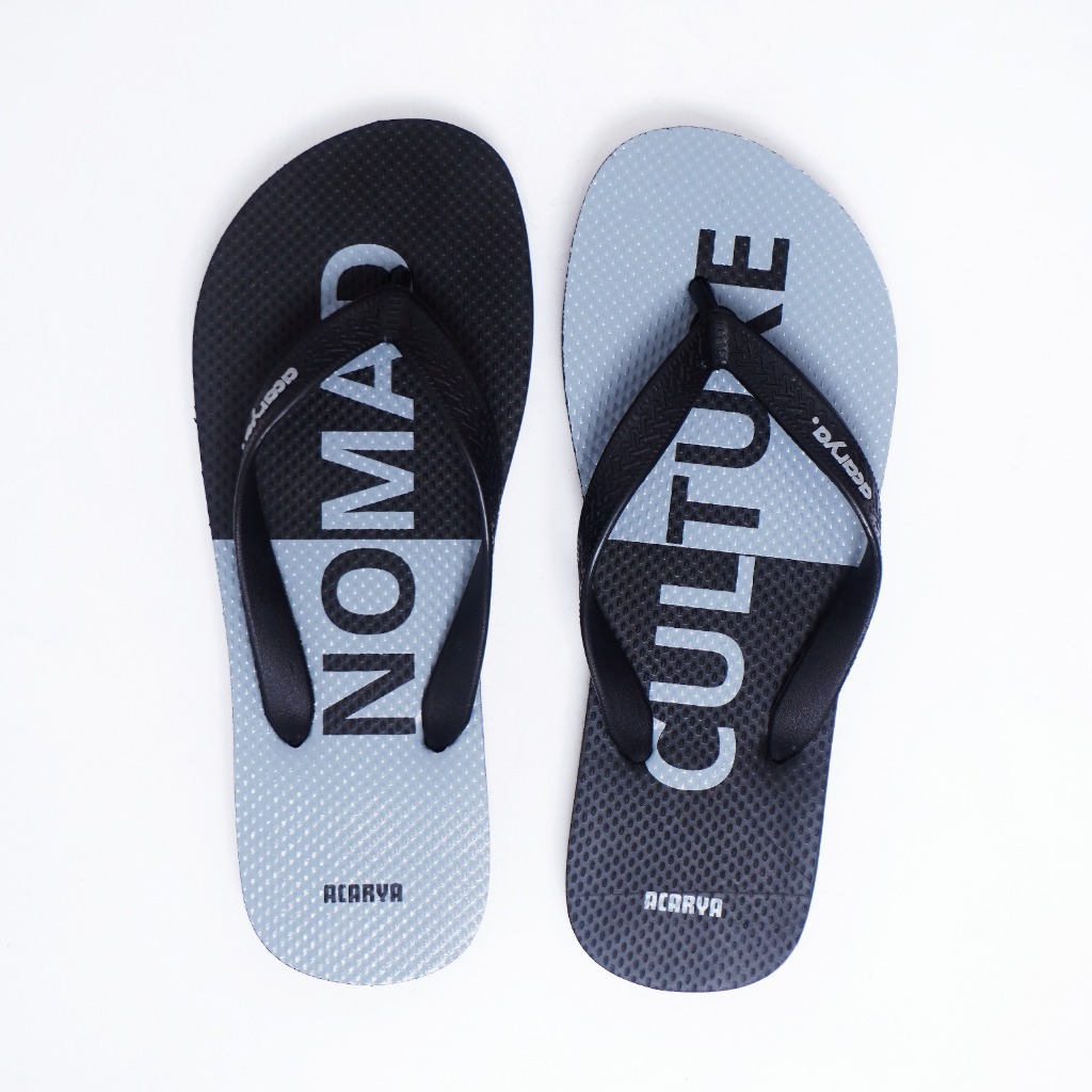 : Sandal Distro Jepit Pria Acarya Sendal Kasual Cowok Karet Phylon Nomad
