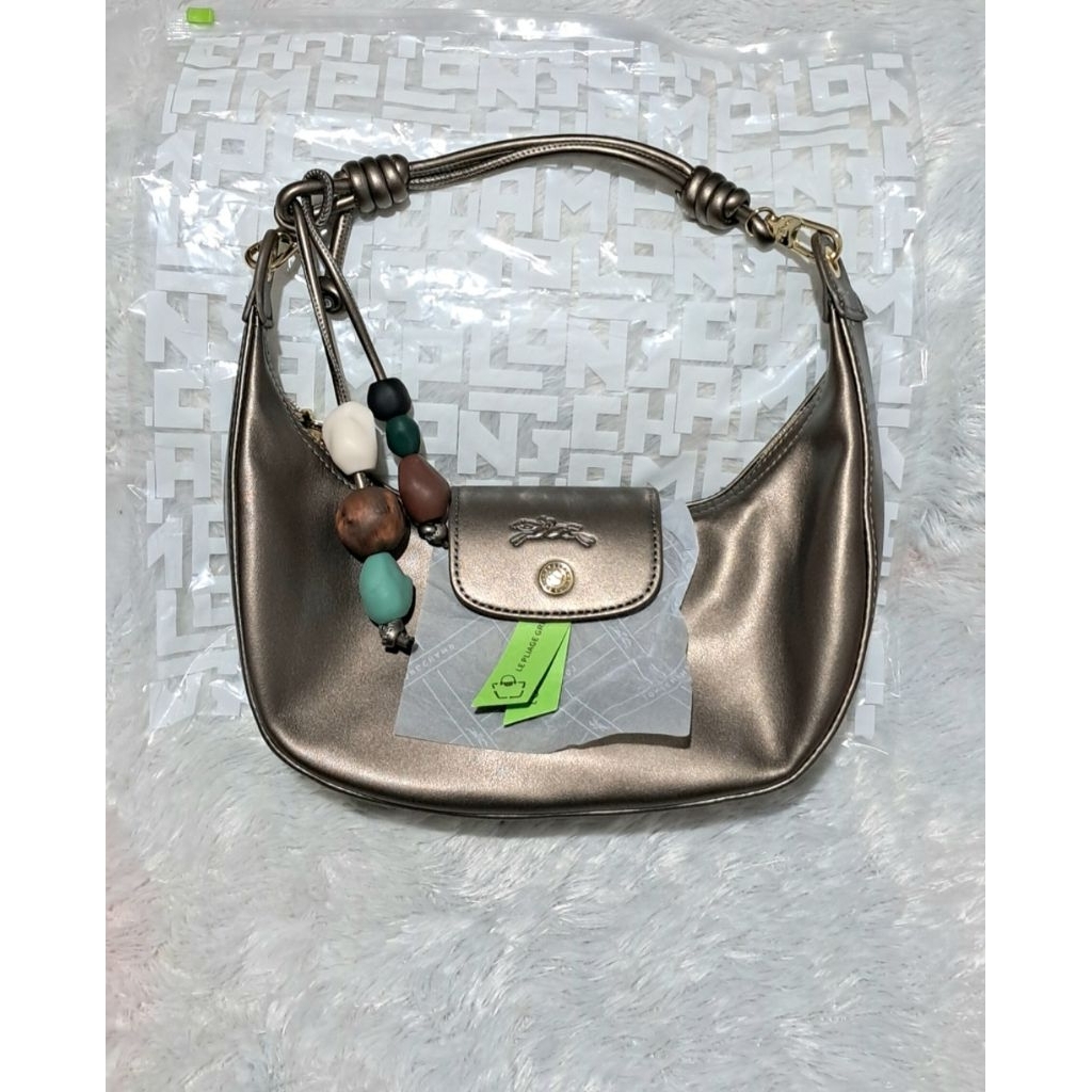 Tas hobo lc cuir bronze, free bag charm terbaru/tas bahu
