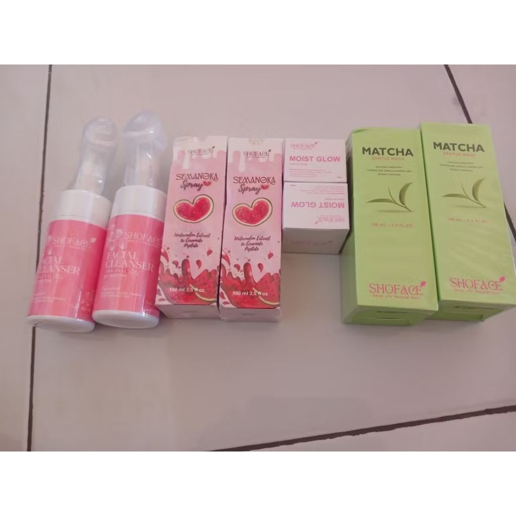 SHOFACE_MADURA -shoface moist glow 3in1 moisturizer, Serum dan UV filter