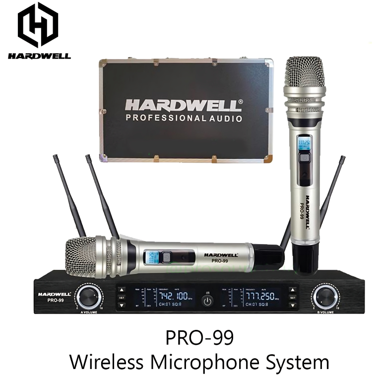 Mikrofon Wireless Hardwell Pro 99 Handle/Mic Wireless Hardwell Pro-99/Microphone Hardwell Pro99