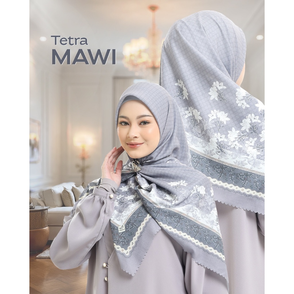 Rabbani - Tetra Mawi Kerudung Segi Empat Motif