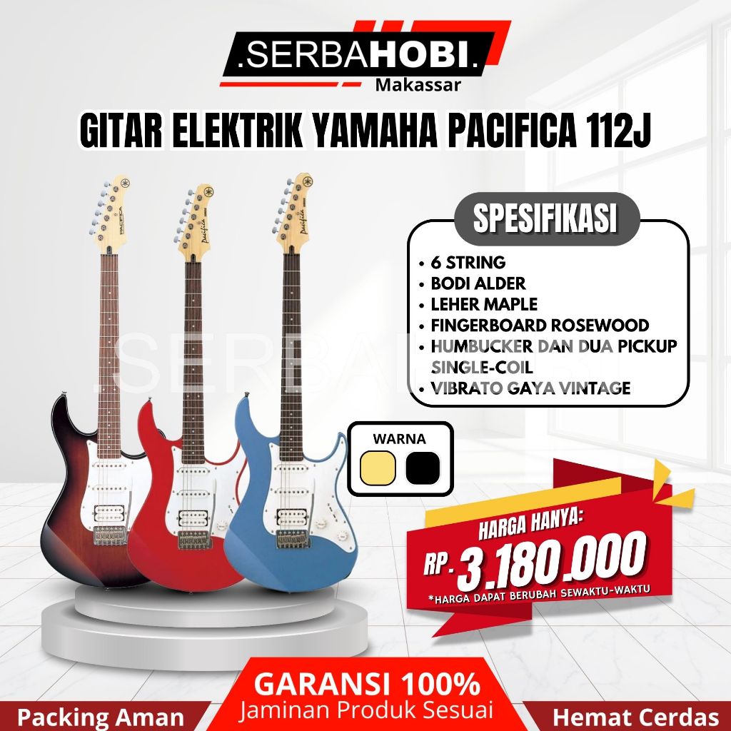 Gitar Elektrik Yamaha Pacifica 112J Original
