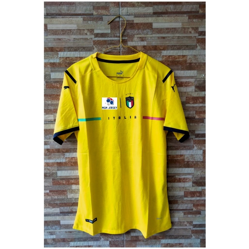Jersey GO GK Italy Kuning Italia Kiper