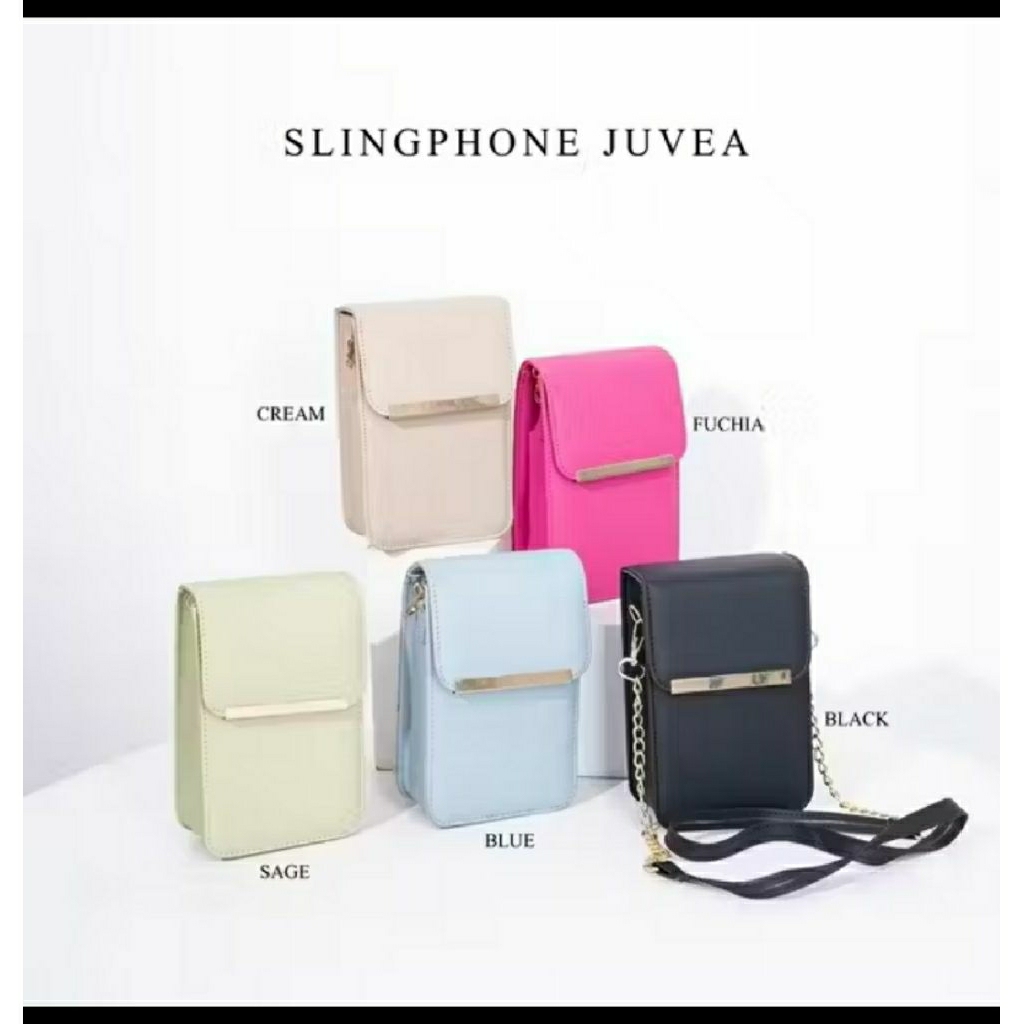 Tas SlingPhone Deliwafa Fuschia Pink