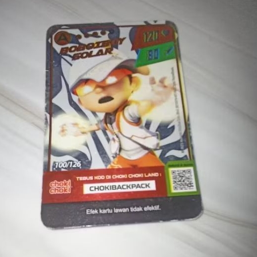 monsta galaxy card BoBoiBoy solar