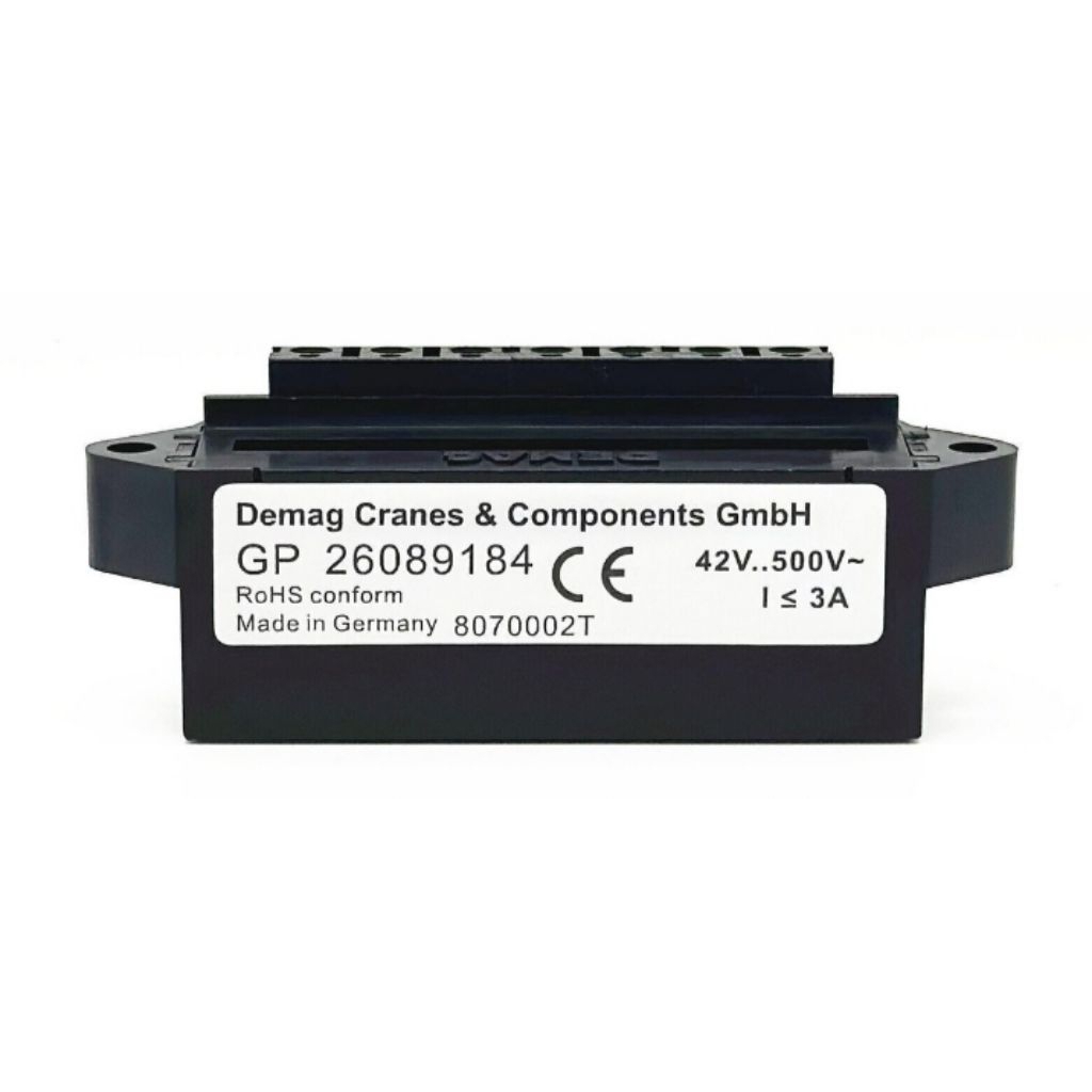 RECTIFIER GP DEMAG-GERMANY BRAKE RECTIFIER GP HOIST CRANE DEMAG-GERMANY ORIGINAL PRODUK
