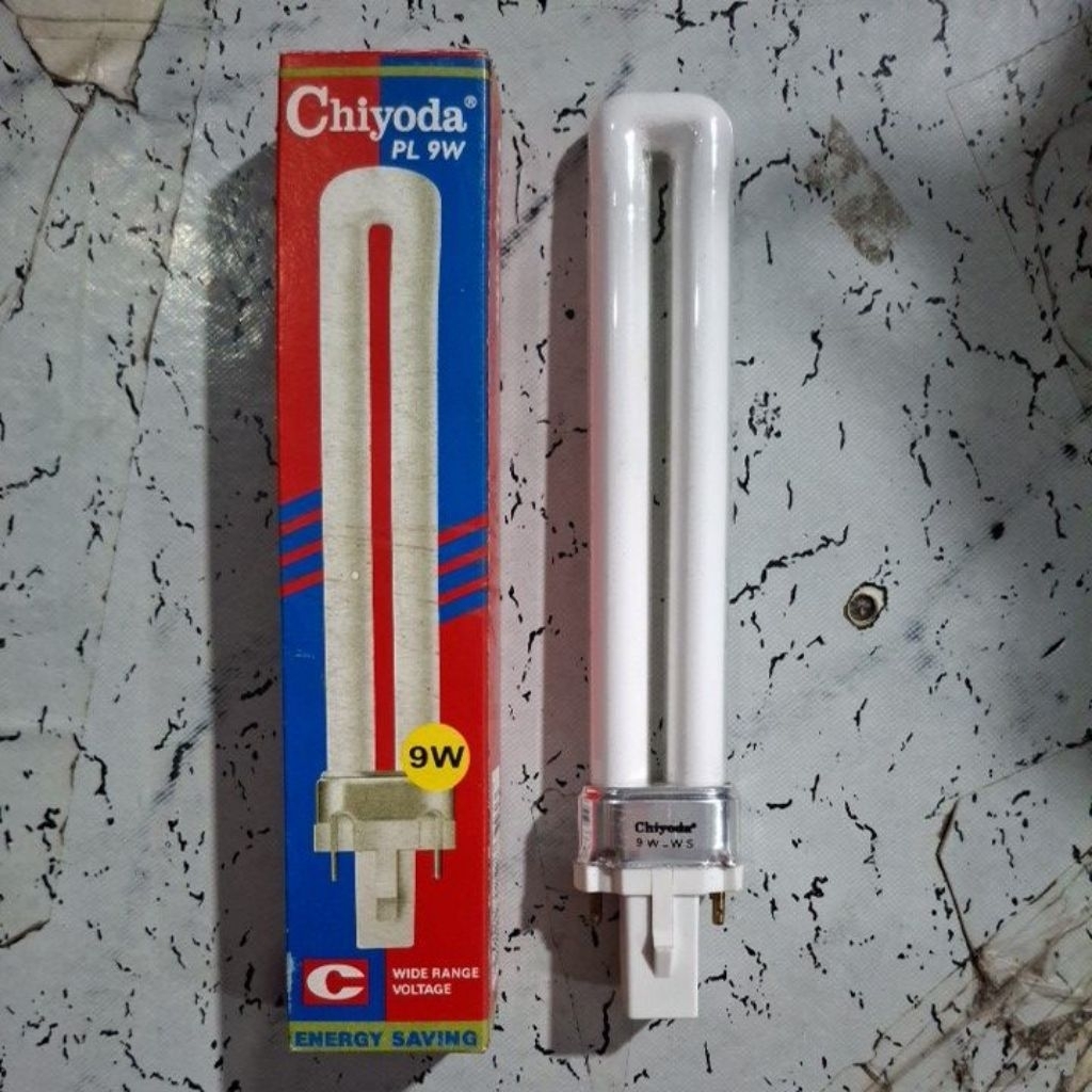 chiyoda lampu PL 9w (lampu colok)