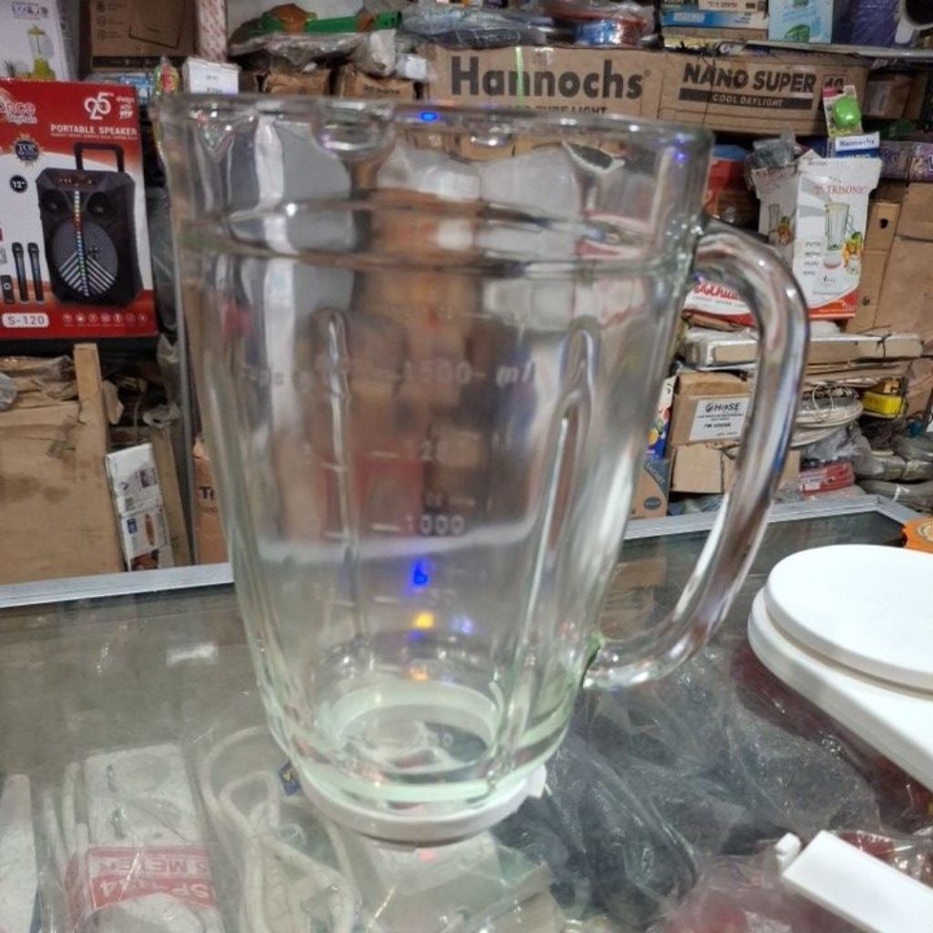 tabung kaca blender philips (ori bahan kaca bagus tebal)