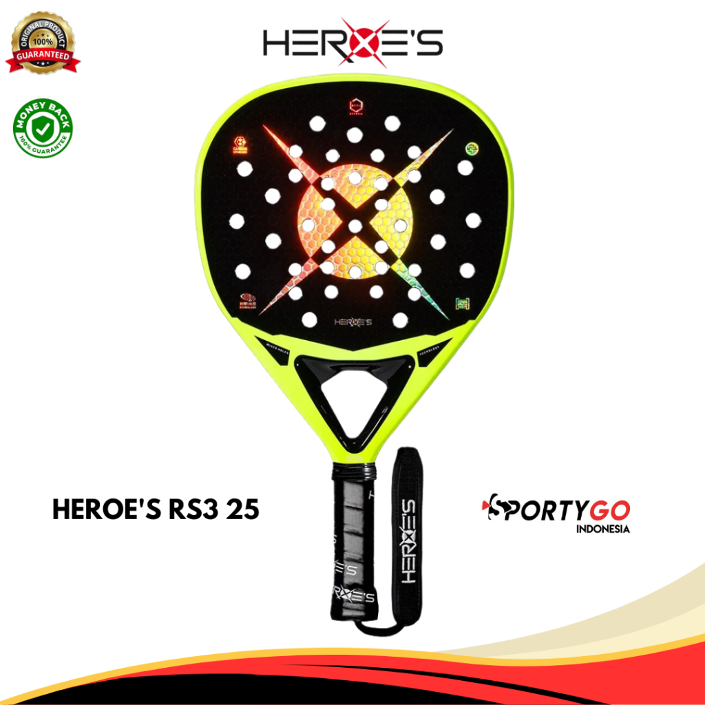 Padel Racket HEROE'S RS3 25 | Raket Padel Heroes