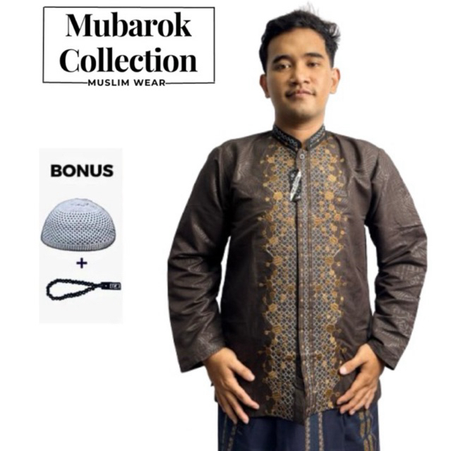 mubarok collection baju koko warna/baju koko/baju koko bordir/baju koko murah/baju koko berkualitas