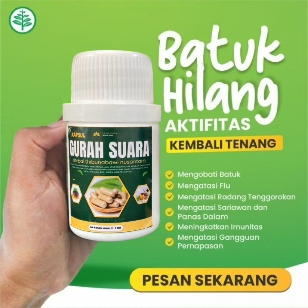 PEREDA BATUK BERDAHAK. PELURUH DAHAK AMPUH. GURAH DAHAK. PEMERDU SUARA