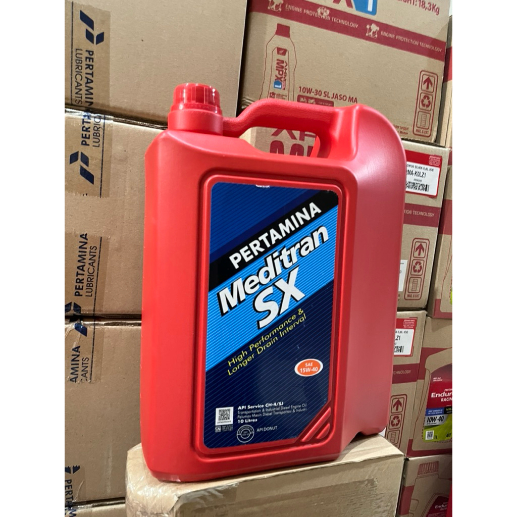 OLI PERTAMINA MEDITRAN SX SAE 15W-40 10  LITER