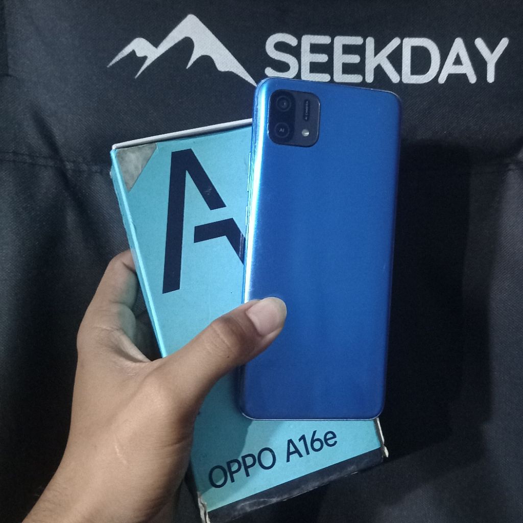 OPPO A16e ram 3/32 fullset ori (second ori exs garansi resmi