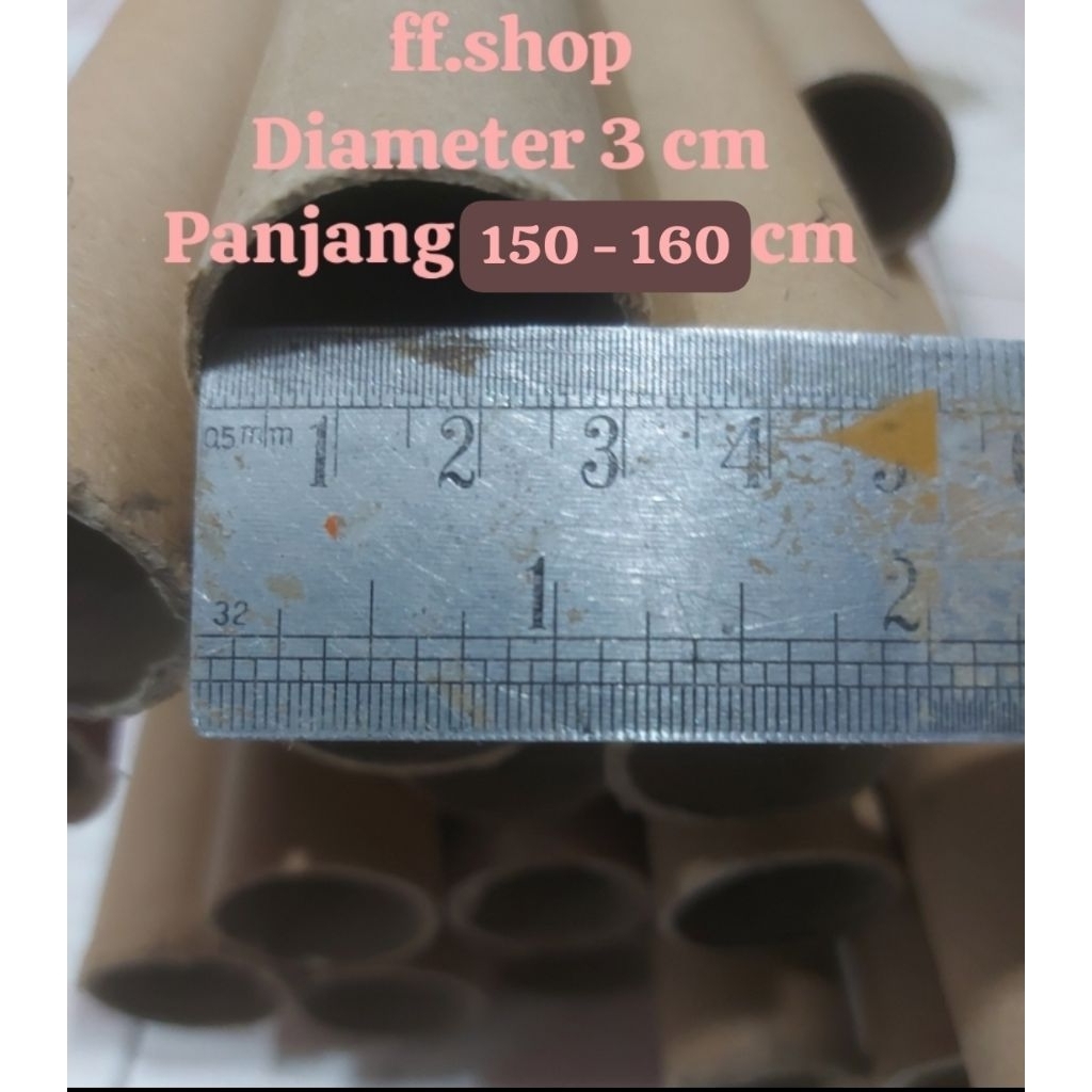 Selongsong/Bobin/Paper Core 3 x 150 - 160 cm
