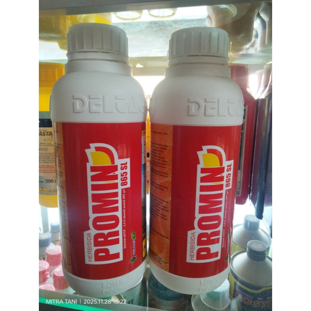 PROMIN 865SL DIMETIL AMINA HERBISIDA SISTEMIK PURNA TUMBUH LAHAN BERAIR 400ML