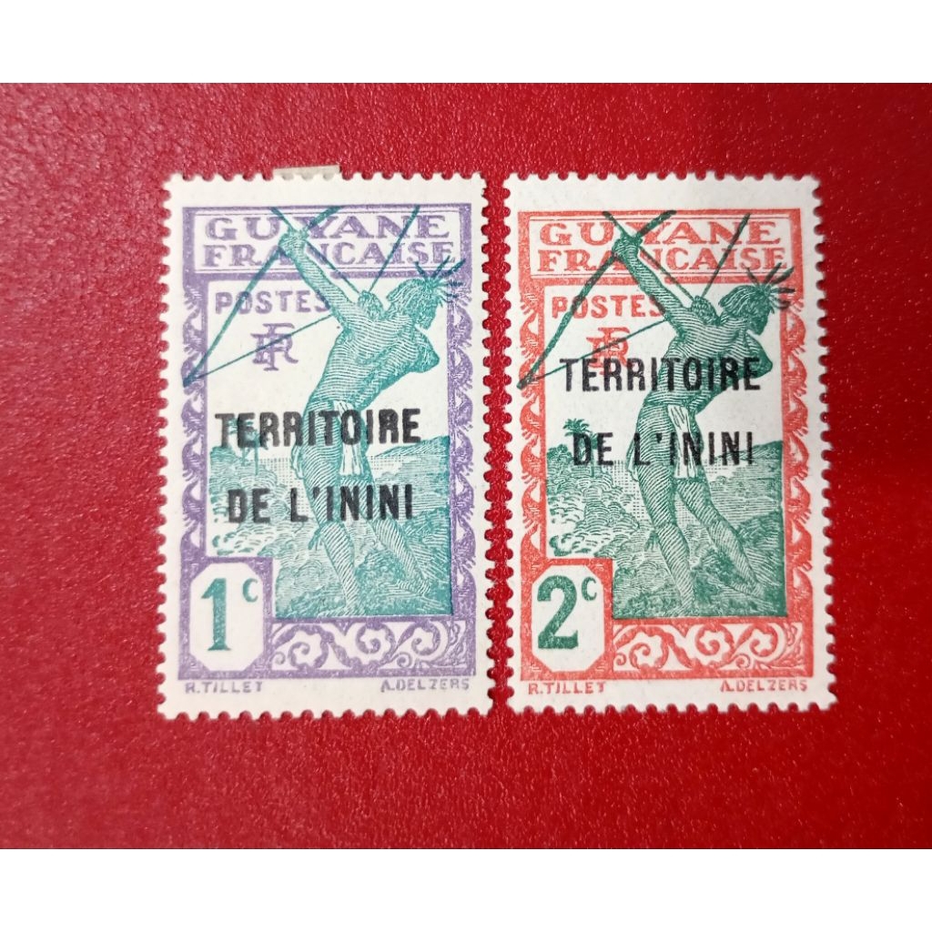 PRANGKO GUYANE FRANCAISE CETAK TINDIH