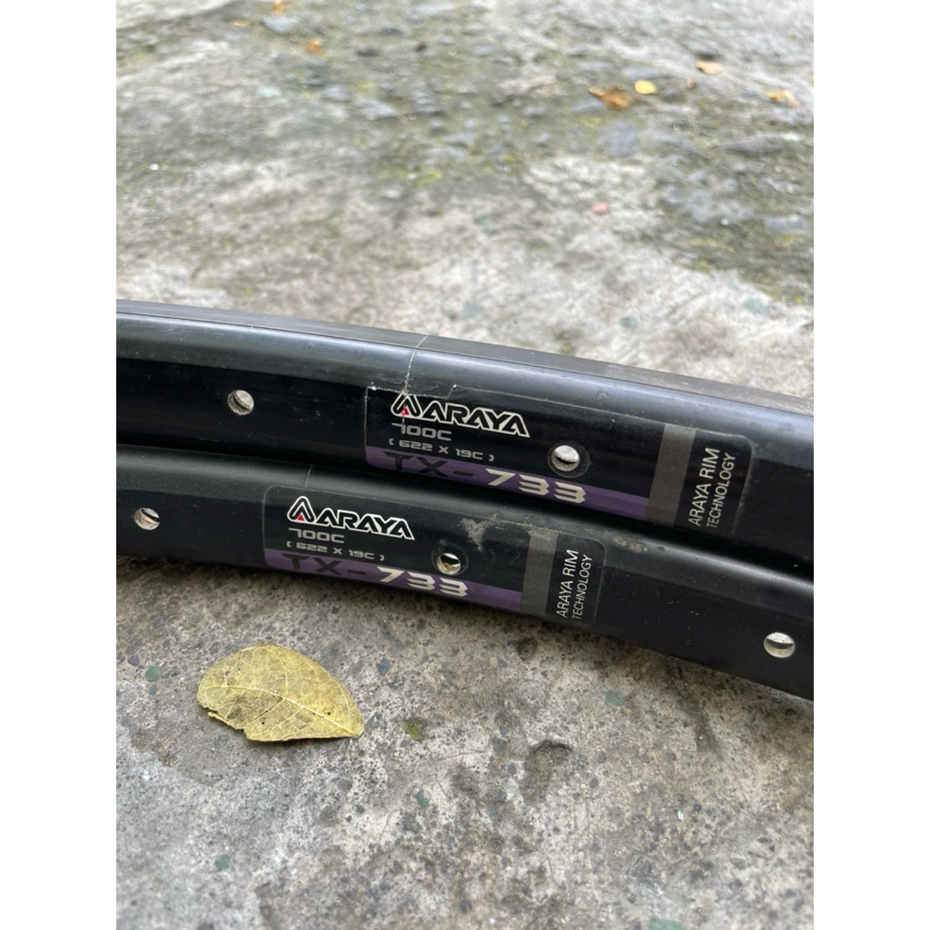 Velg Araya Tx-733 Doble Wall Hitam NOS