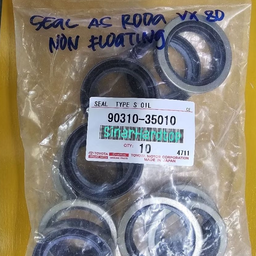 Seal as roda depan Landcruiser VX80 non floating original