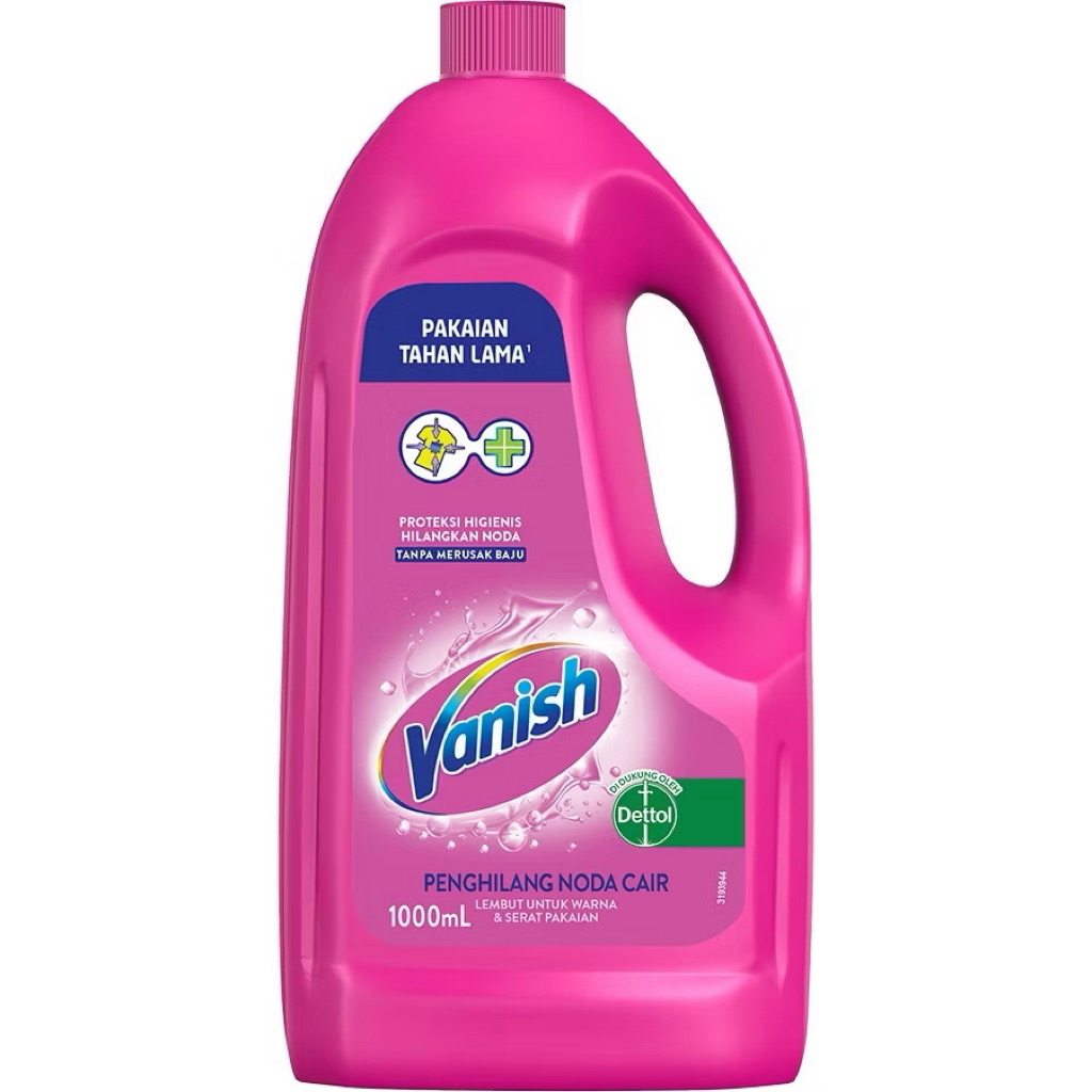 Vanish Pink Botol Penghilang Noda Cair 1000 ml (Rijek stiker)