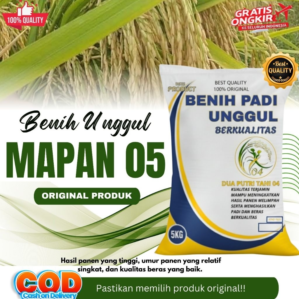 Benih Padi Unggul MAPAN 05 Kemasan 5kg