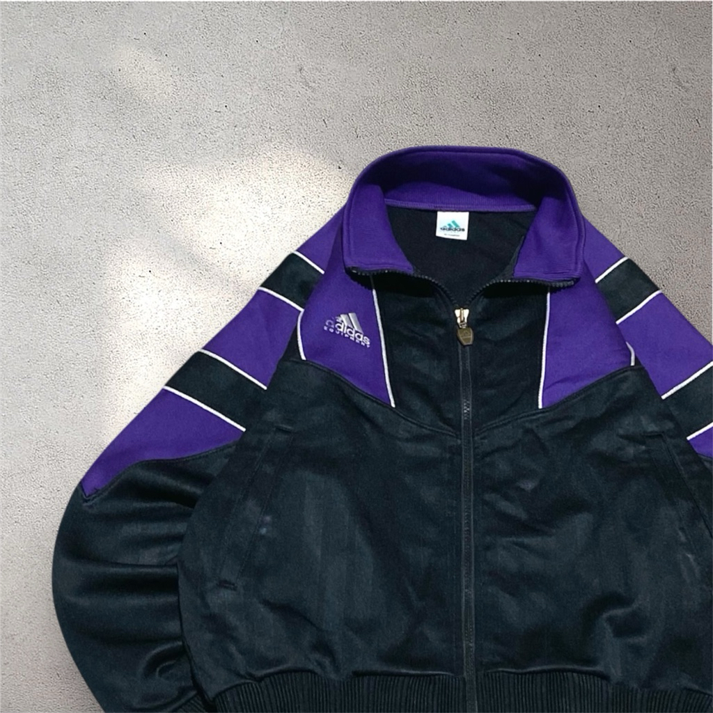 Tracktop Vintage Colorblock Brand Adidas Equipment
