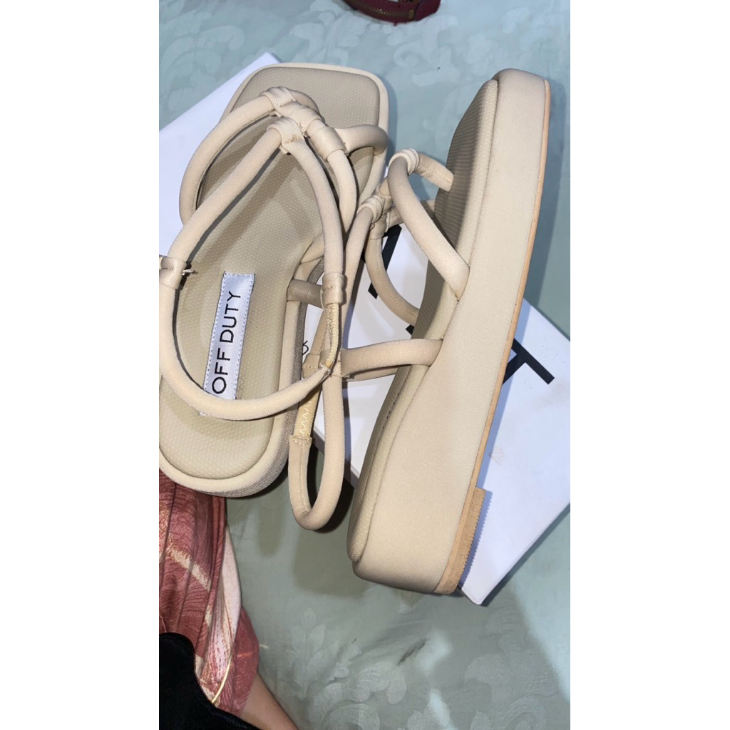 Sandal Like New Cream WATT Paddy Ladies Sandals