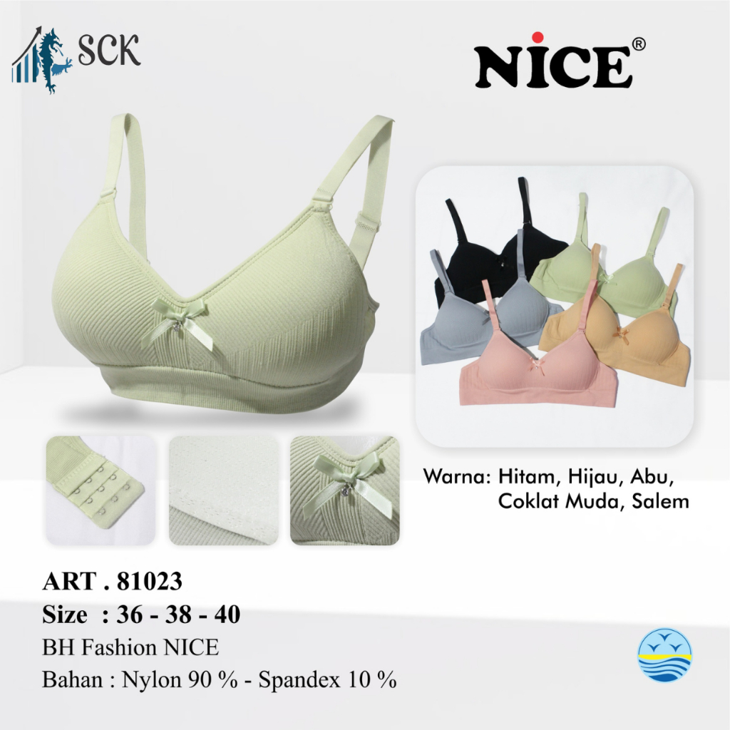 BH Brallete Busa Tanpa Kawat Busa Tebal - BH Sport Seamless ukuran 36-40 / Pakaian Dalam Wanita - 81