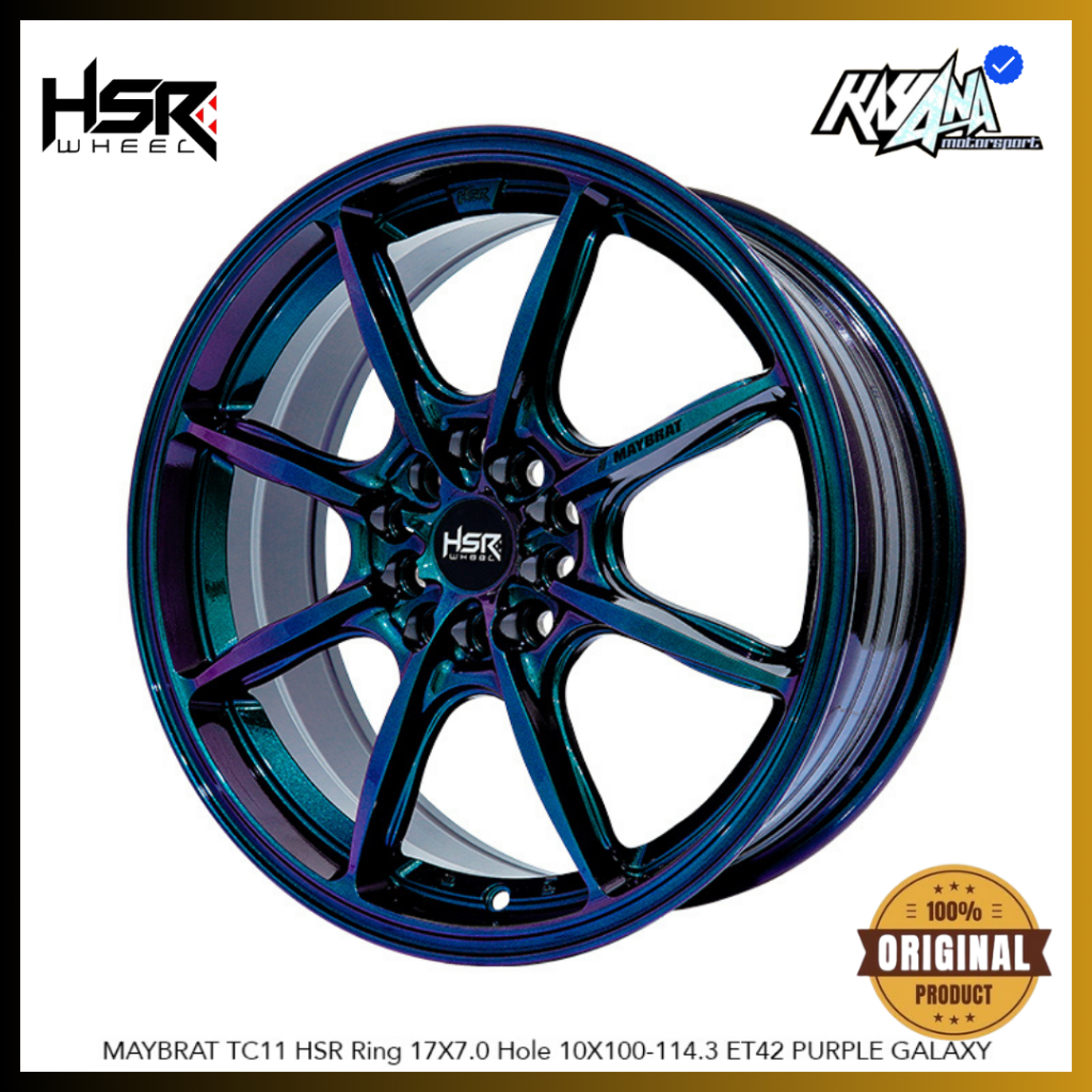 Velg Mobil R17 Mobil Altis Sienta Hrv Ertiga Brv Innova Velg Mobil HSR MAYBRAT R17 Lebar 7 Et 42