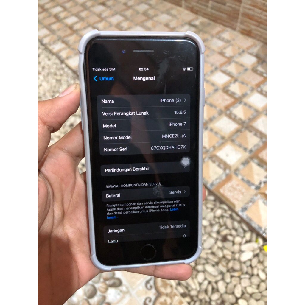 iphone 7 32gb mulus second like new