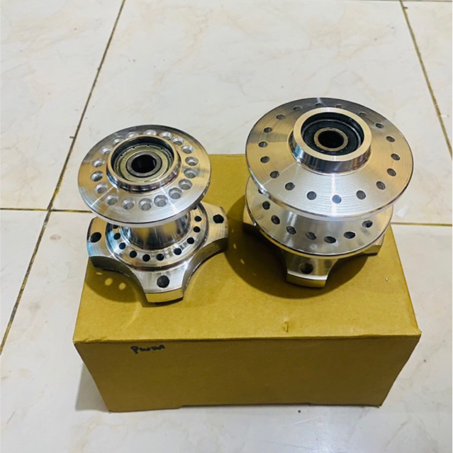 Tromol depan drag bahan billet almini T6