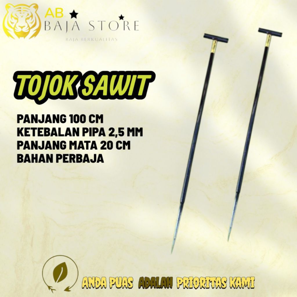 Tojok sawit full baja -Tojok alat angkat sawit