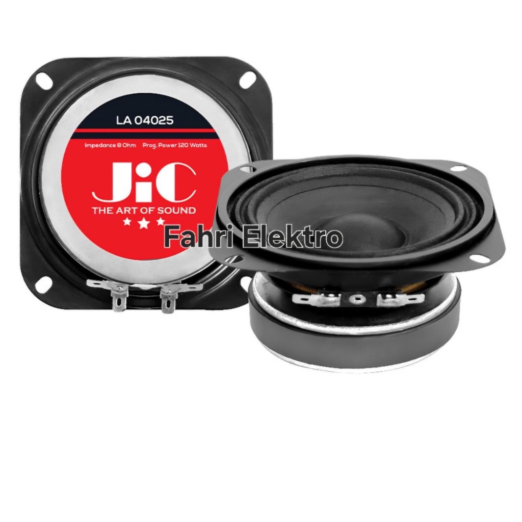 Speaker 4 inch JIC LA 04025 Mid High Original Speker 4inc Jic LA04025