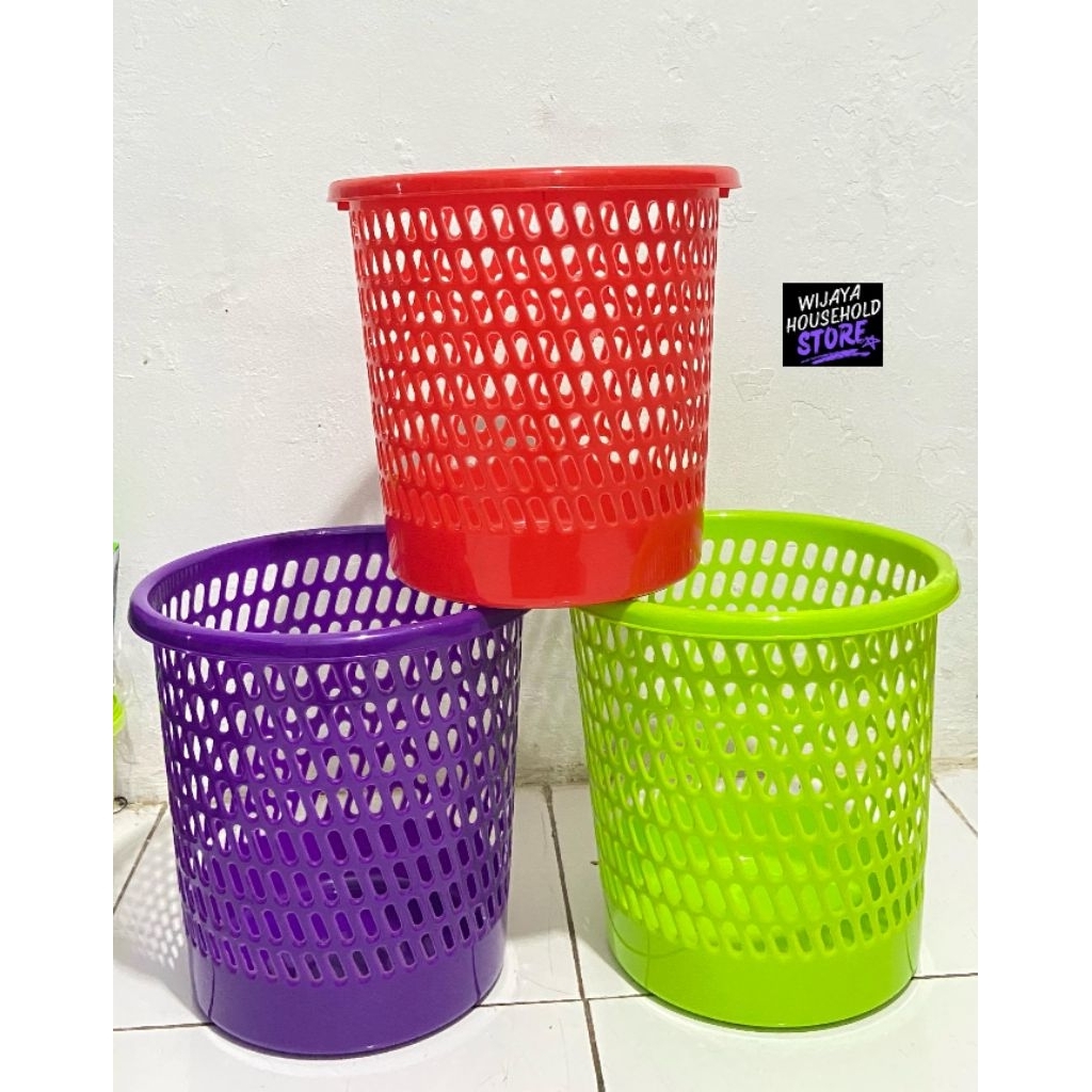 Tempat Sampah / Tempat Sampah Warna / Tempat Sampah Tebal / Tong Sampah / Tempat Sampah Besar DX