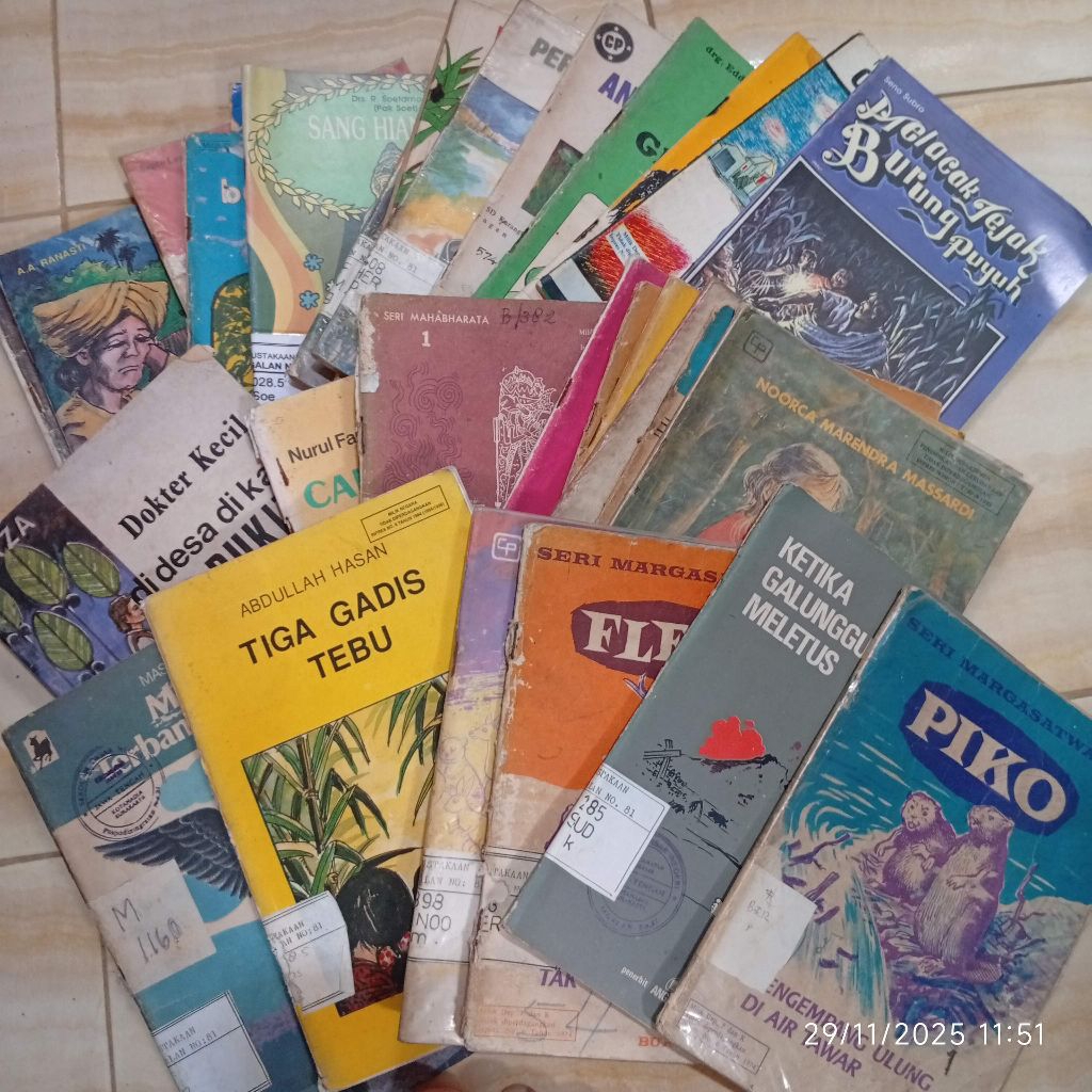 buku cerita anak dongen lama ex perpus langka nostalgia