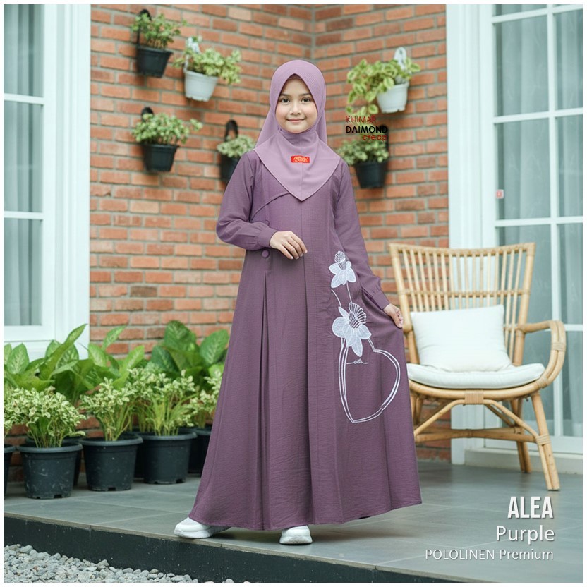 Gamis Anak ABR - Alea Dress - 467 - Gamis Anak Perempuan - Gamis Anak Lucu - Model Terbaru - Premium