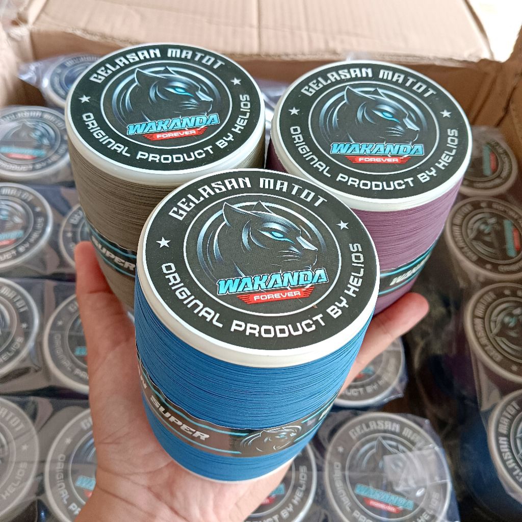 Gelasan MATOT ABU Import "WAKANDA" Ukuran 020